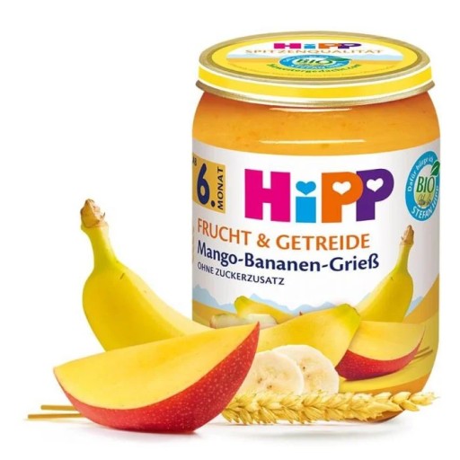 HiPP BIO Mangový dezert s krupicou 190g