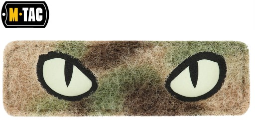 NÁŠPISKA CAT EYES CAT EYES TYP 2 LASEROM REZANÝ VELCRO SVIETEĽNÝ M-TAC MULTICAM