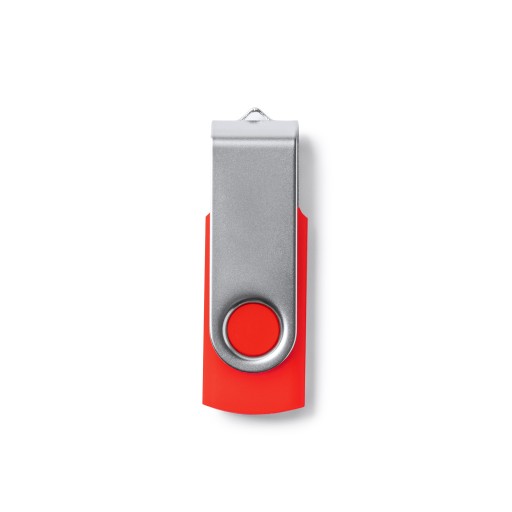 Pendrive 32GB USB 2.0 červený kovový klip