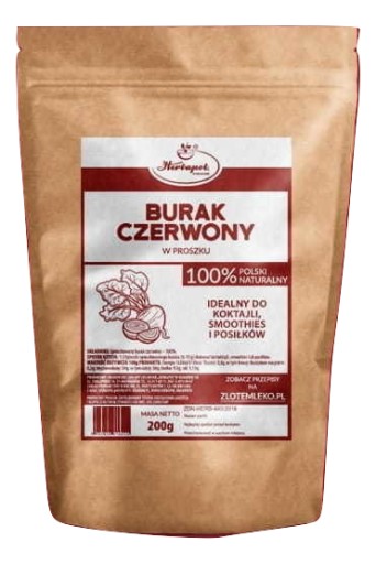 Červená repa prášok 200g HERBAPOL KRAKÓW
