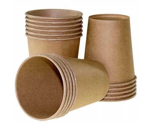 KRAFT PAPIEROVÉ ŠÁLKY NA KÁVOVÉ NÁPOJE 250ML 100KS