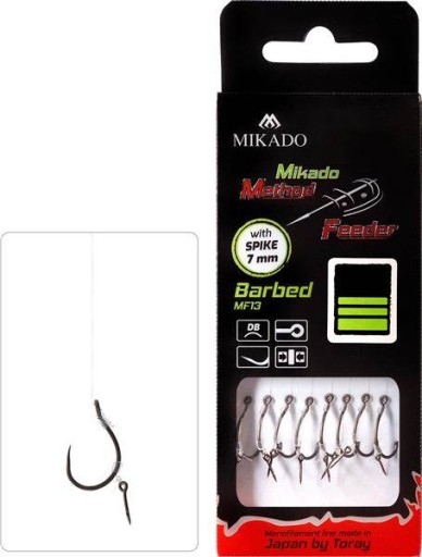 HÁČKY Č. 8 / 0,23 RIADOVÝ RIGER 10cm BARKLESS MIKADO