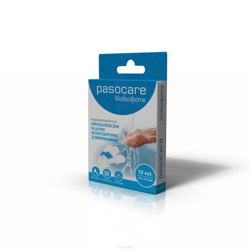 Pasocare Vodotesné náplasti s obkladom 10 kusov