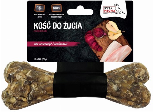 SITA MICHA ŽUVACIA KOST PRE ŠTEŇATÁ 13,5CM