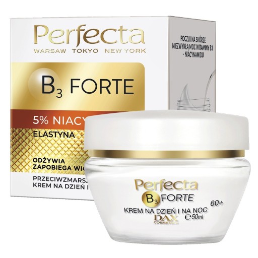 PERFECTA B3 Forte krém proti vráskam 60+ na deň a noc 50 ml