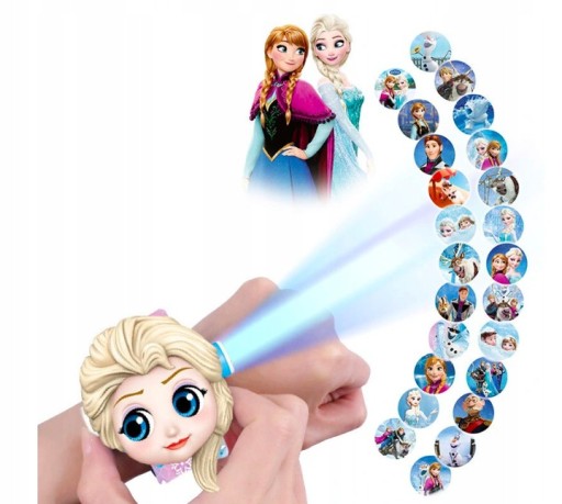 FROZEN hodinky Frozen led 3D DIGITAL WATCH s projektorom