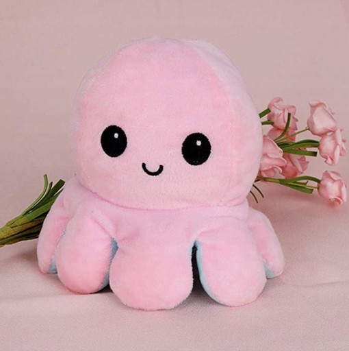 OBOJSTRANNÝ PLYŠOVÝ MASKOT CHOBOTNICE