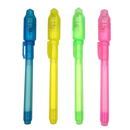 NEVIDITEĽNÁ UV GUĽUBOVÁ PEČKA SECRET SECRET LED 4 KS