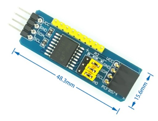 PCF8574 I2C pin expandér modul