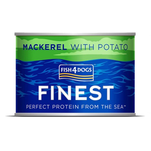 Fish4Dogs Makrela mokré krmivo pre psov 185g komplet