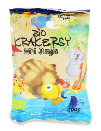 MINI JUNGLE BIO CRACKERS 100 g - BIO ANIA