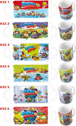 SUPER ZINGS hrnček S MENOM 330ml + KARTÓN