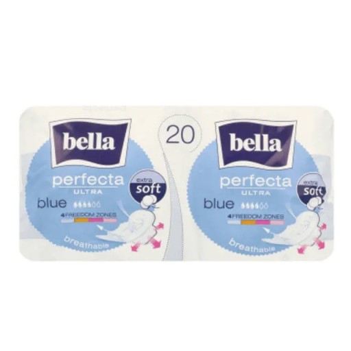 BELLA PERFECTA DUO Hygienické vložky s krídelkami, 20 ks