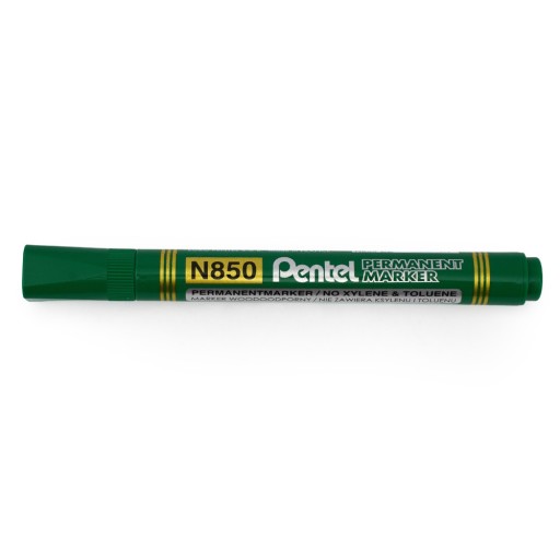 PENTEL N850 PERMANENTNÝ ZNAČOVAČ OKRUH ZELENÝ