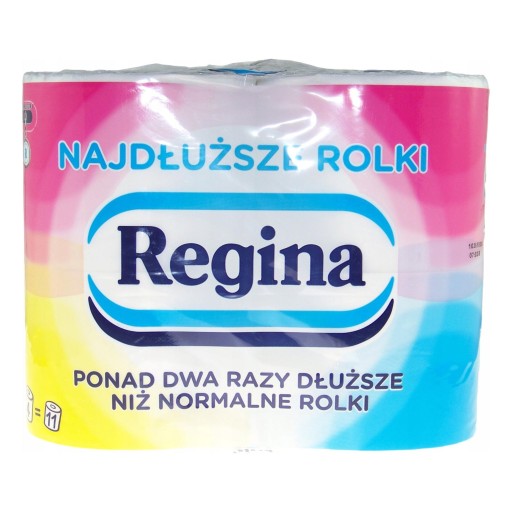 Toaletný papier REGINA Najdlhšie rolky, 4 kusy, 4 rolky, super účinný