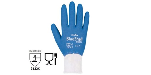Pieskové rukavice NIROFLEX BlueShell