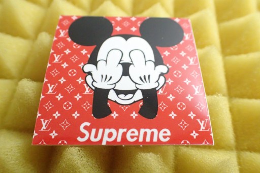 NÁLEPKA SUPREME OBEY MICKEY MOUSE NÁLEPKA 5 x 5 cm