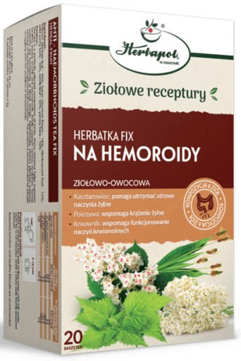 Herbapol Herbal FIX ČAJ NA HEMOROIDY 20 kusov