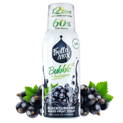 FruttaMax koncentrát sirupu z čiernych ríbezlí pre Sodastream 500 ml