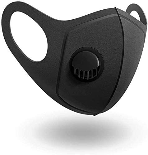 2x OPÄTOVNE POUŽITEĽNÁ 3D OCHRANNÁ HUBKOVÁ MASKA S VENTILOM