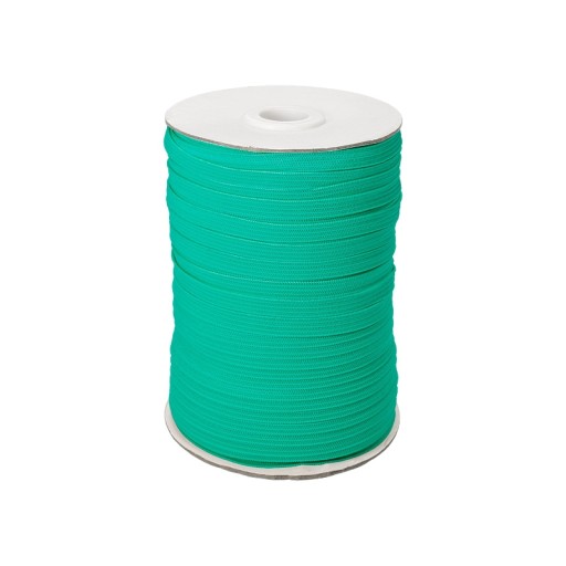 OBLEČENIE Elastické 7 mm PLETENÉ krajčírske elastické MINT elastické ploché 5 m