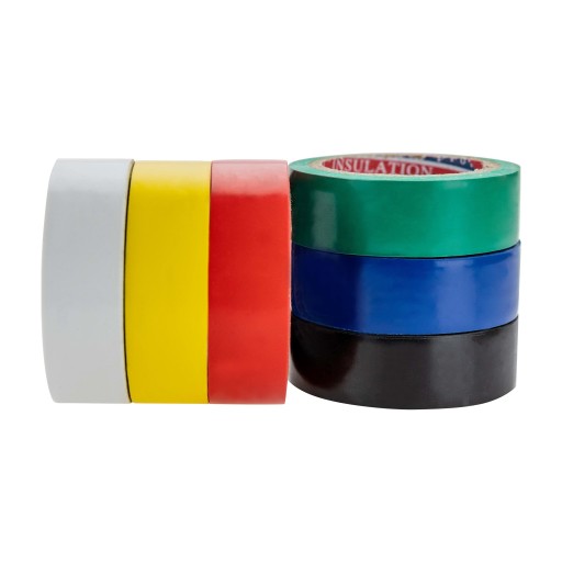 VODEODOLNÁ PVC IZOLAČNÁ PÁSKA NA KÁBLE 6 ks