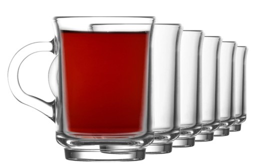 LAV ADA poháre na kávu a čaj 250ML 3ks SADA hrnčekov hrnčekov. 3-KS.