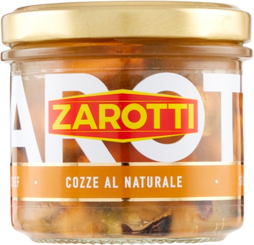 Mušle v marináde ZAROTTI Cozze al Naturale Mušle 110g | PRE TALIANSKÝ TRH