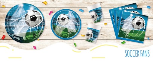 Opakovane použiteľný plastový tanier FUTBAL Futbal Futbal 21 cm