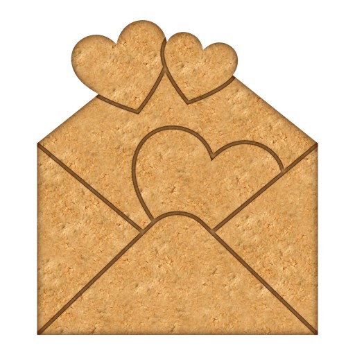 Vykrajovač na sušienky Heart Envelope