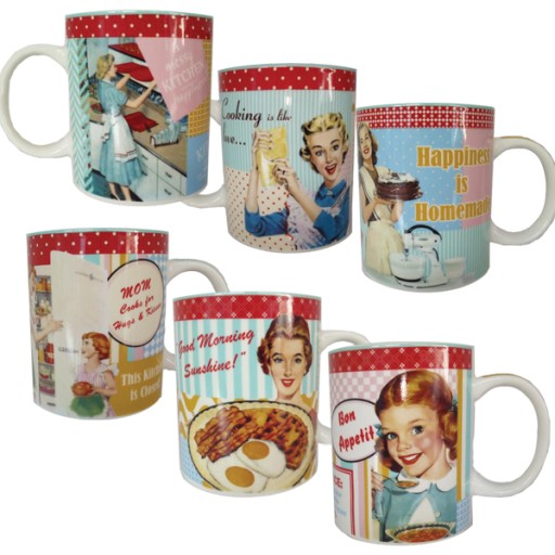 Porcelánový hrnček 350ml 'Housewife' MR-10018-23