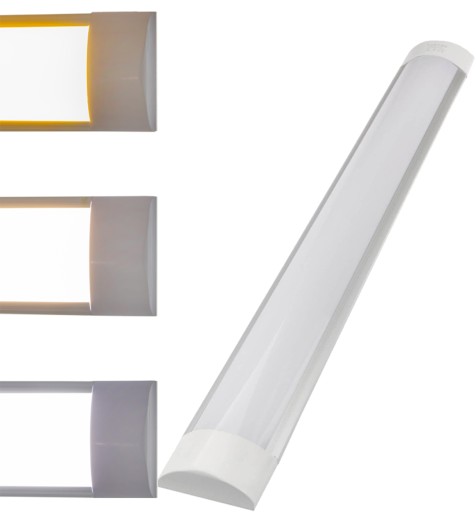 LED svietidlo 60cm do garáže Prisadený panel Odolné svietidlo 3 farby