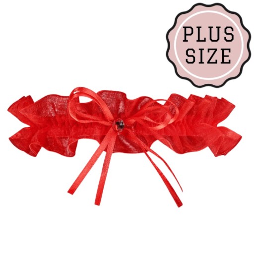 Julimex RED podväzok so silikónovým plesom veľká veľkosť PW-98 XXL
