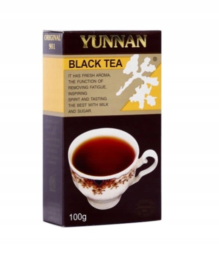 YUNNAN čaj 100g LIST BLACK čierny B901