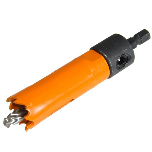 Sada - Bimetalová dierová píla, priemer 19 mm + adaptér