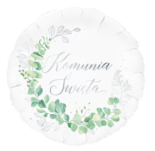 Balónik na sväté prijímanie - okrúhly, 45 cm