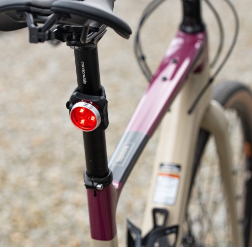 LED ZADNÁ BICYKLE LAMPA USB zadná + BATÉRIA