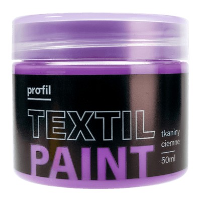 PROFIL tmavá farba na textil 50ml levanduľa