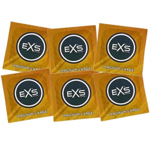 EXS MAGNUM orgazmové kondómy, väčšia veľkosť, klasický sex, 25 ks.