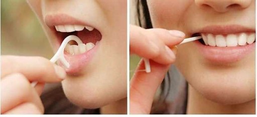 4x ORTODONTICKÉ HLAVICE PRE KEFKY Oral-B + STIERKAČ + 8x špáradlá
