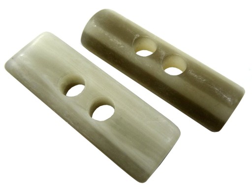40mm Ozdobné gombíky 1 kus ECRU farba ŠEDÁ MELANGE K751 15044