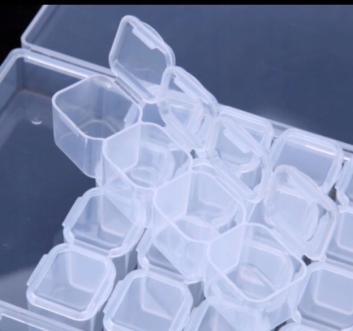DOPLNKY NA DIAMANTOVÉ MAĽOVANIE Pre organizér na diamantové vyšívanie 5d boxov