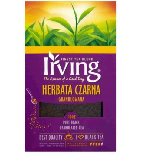 ČAJ ČIERNY GRANULOVANÝ Irving 100g