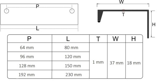 HRANOVÁ ÚCHYTKA NÁBYTKU, MATNÁ ZLATÁ, 120 mm