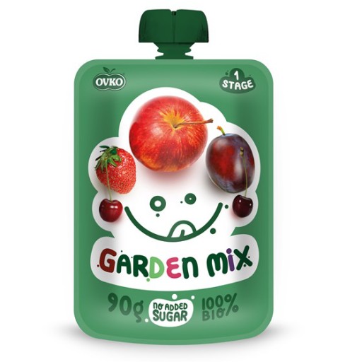 Ovocná zmes pyré po 6 mesiacoch veku BIO 90 g