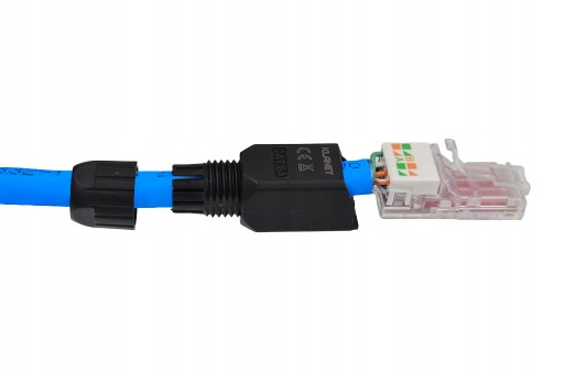ZÁSTRČKA RJ45 UTP ZÁSTRČKA KAT.6A SKRUTOVANÁ BEZ NÁRADIA