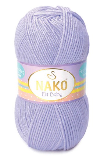 NAKO Elit 50 Elit Baby priadza 100g 10625 fialová