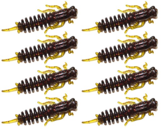 Larva vodného kráľa 5,5cm Farba 20 / 8ks.