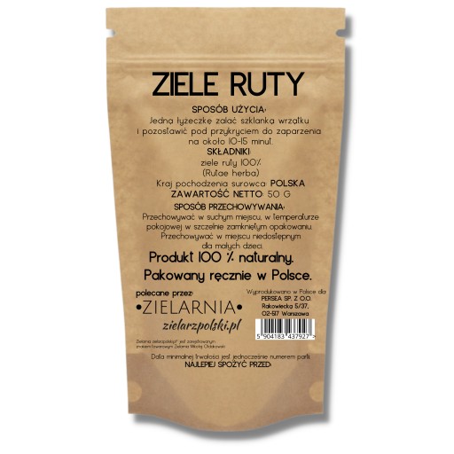 Ruta bylina 100% bylinky POLISH RUTA Poľská bylinkárka