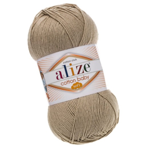 Bavlnená priadza Baby Soft - 256 C. Béžová Alize